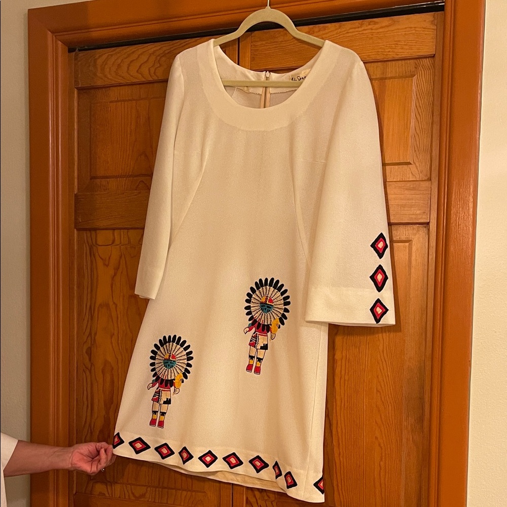 Native American motif dress